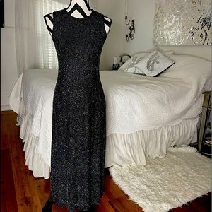 Glistening rainbow colors, stretchy Sheath dress! So much better seen in person.